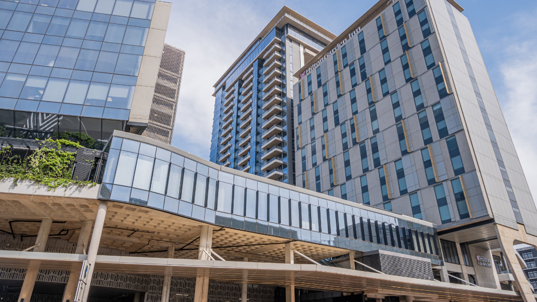 Exterior view of Umhlanga Arch luxury apartment development